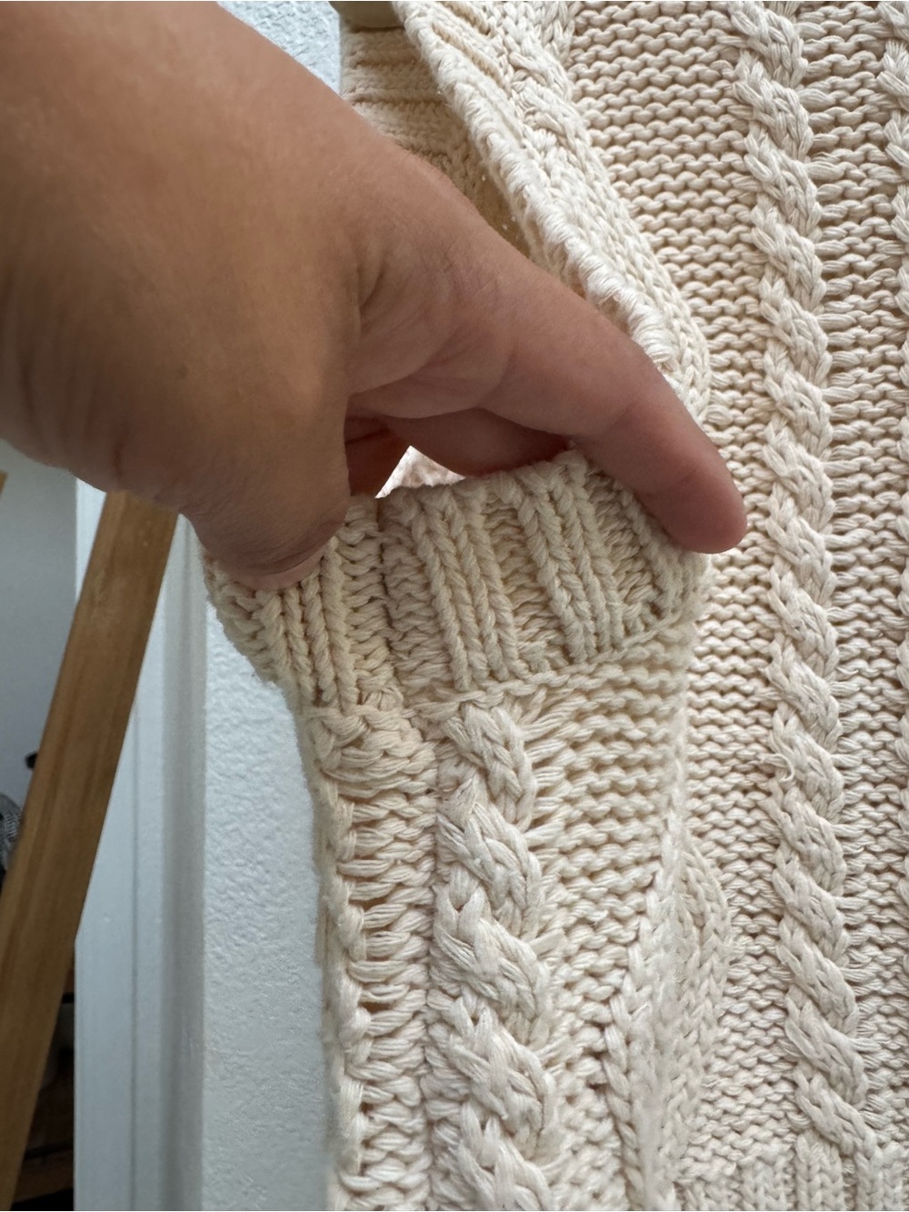 Princess Polly Cream Cable Knit Cropped Sweater Vest - Picture 12 of 15